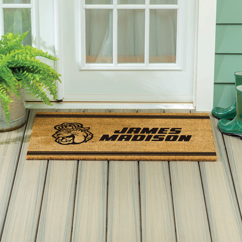 James Madison University Large Coir Mat, 36"x24"