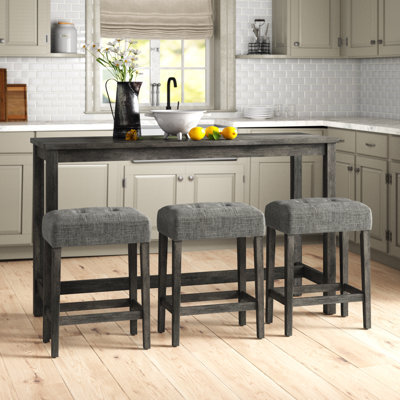 Peele Counter Height Wood 3-Person Dining Set