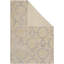 Tapis en laine / viscose / coton noué à la main Demi-Lei brun clair / beige-1300853525