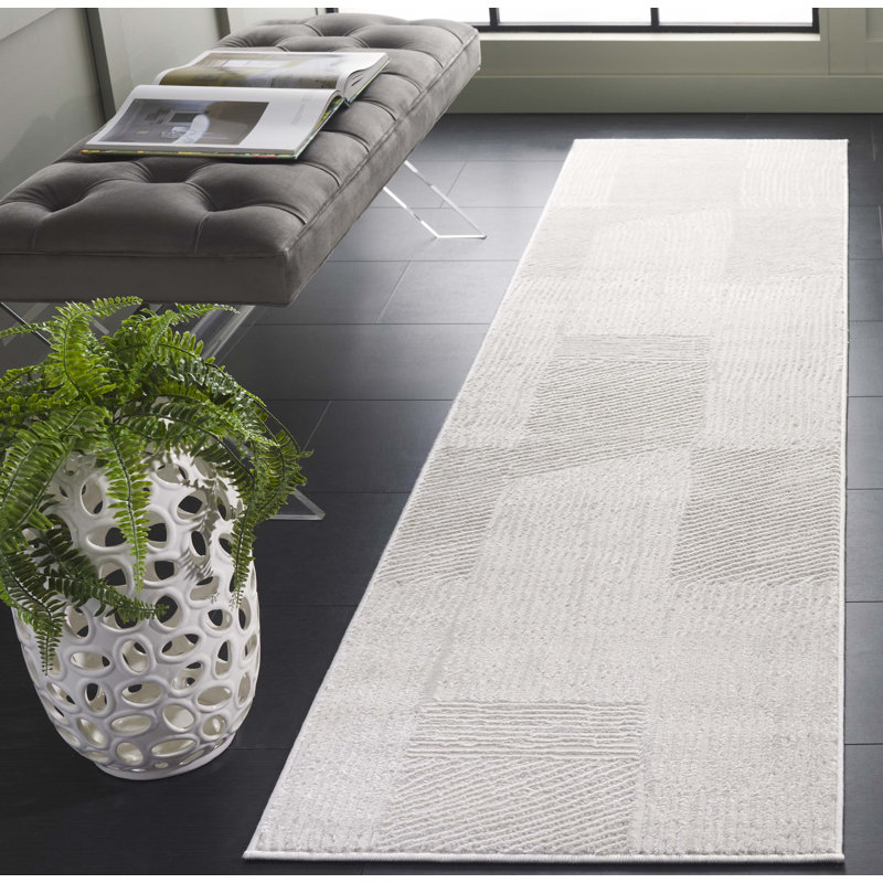 Dasean 100 Performance Solid Color Rug, Runner 2' x 8'