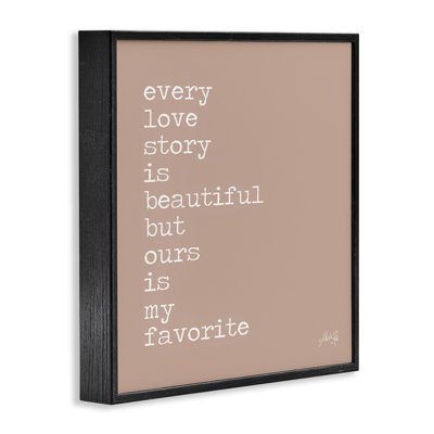 Favorite Love Story Framed Giclee Art by Marla Rae