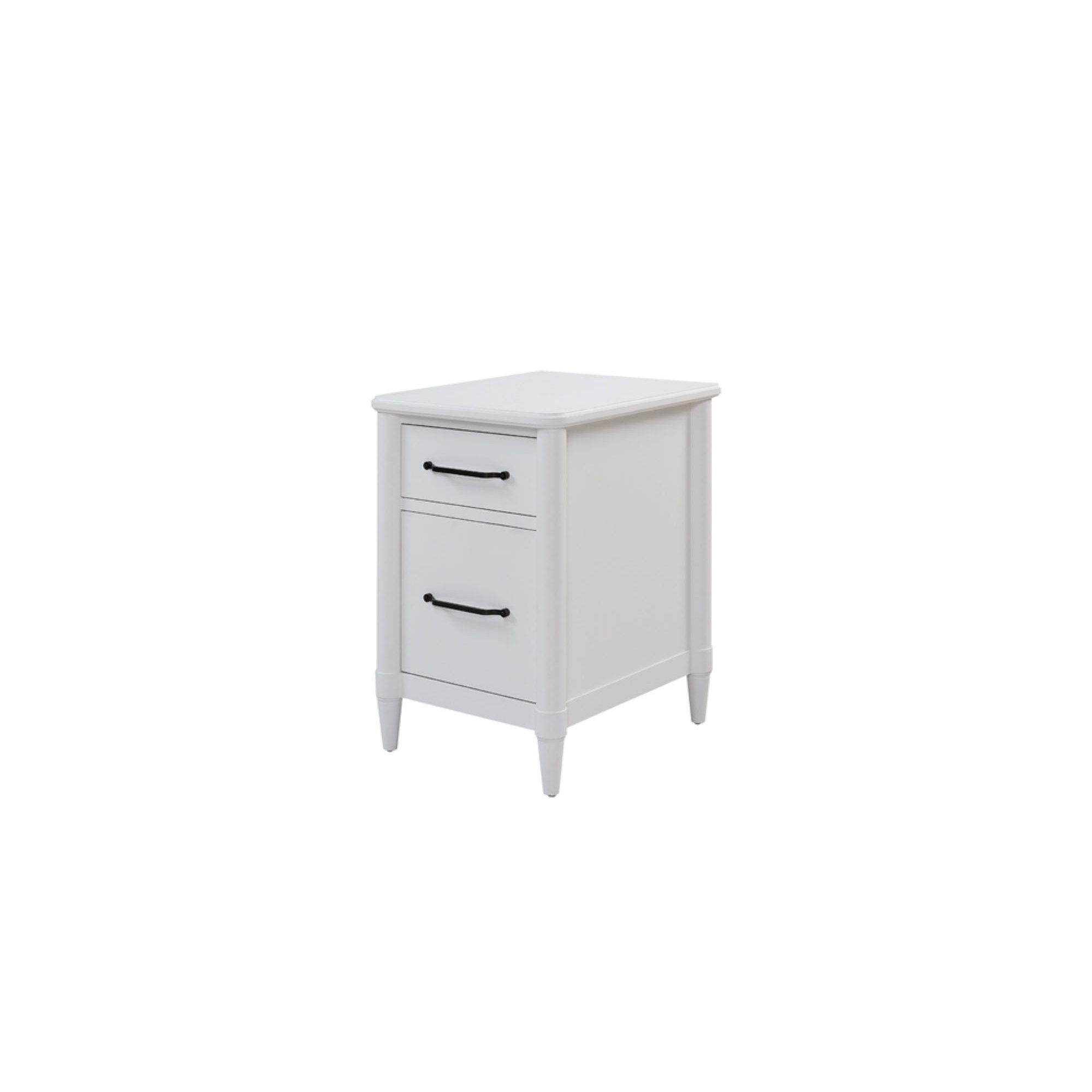 Sabrina 2-Drawer Vertical Filing Cabinet, White