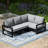 Patio 4-Piece Deep Seating Set With Frame-559020938-559020935
