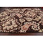 Tapis brun / beige en laine touffetée à la main à motif cachemire Faywood