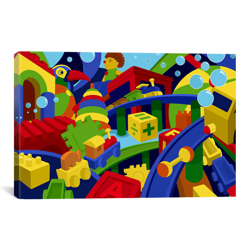 Reproduction sur toile tendue Leonia, H 8 po x l 12 po x P 0,75 po