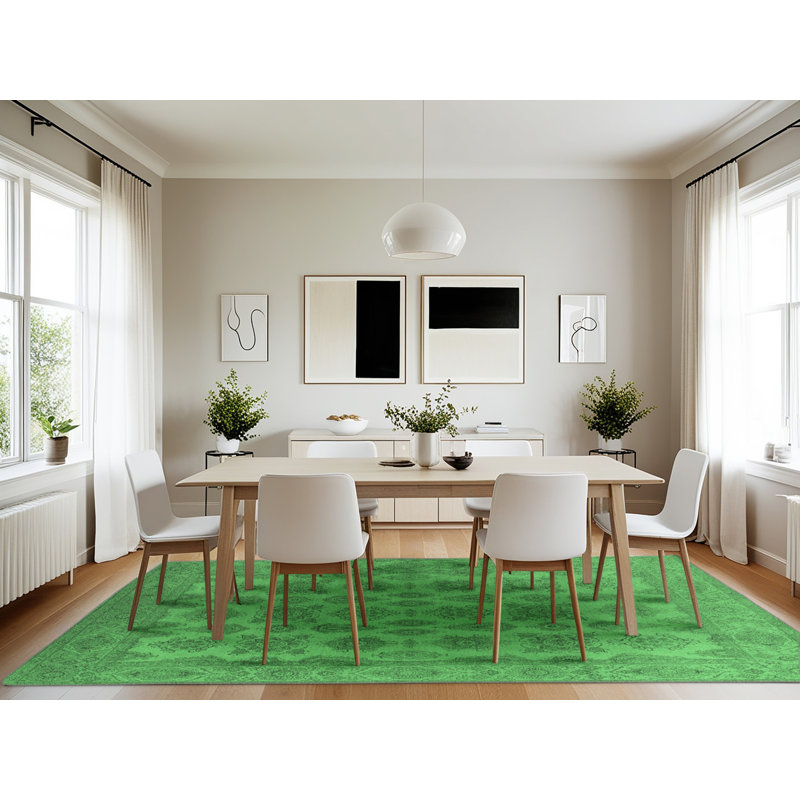 Macfadyn Washable Oriental Indoor Rug, Rectangle 7' x 10'