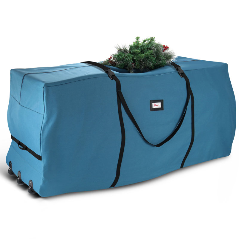 Rolling Christmas Tree Storage Bag with Wheels – Fits Trees up to 9 Ft, 1-Pack