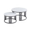 Ensemble de 2 tables basses gigognes noires-838135987