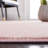 Chamberland Machine Made Power Loom Polypropylene Area Rug in Pink-1970566893