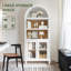 Bibliothèque 72 "arquée avec tablettes réglables-1069677572
