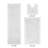 Merkel 100% Cotton Tufted Premium 3 Piece Bathroom Rug Set Machine Washable Extra Soft & Absorbent Reversible Bath Rug-679089977-679089980