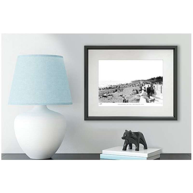 Angmering On Sea, The Beach C1955 by Francis Frith - Single Picture Frame Print, 28cm H x 36cm W x 2.3cm D