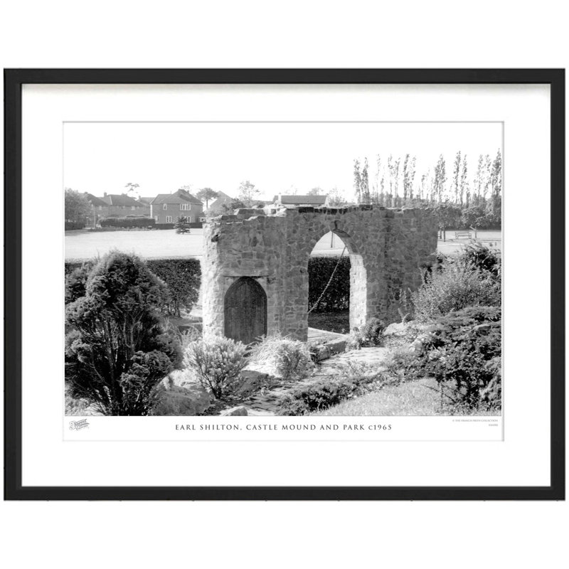 Earl Shilton, Castle Mound And Park C1965 - Single Picture Frame Print, 31.5cm H x 38.8cm W x 2.3cm D