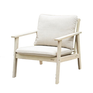 Solara Acacia Wood Outdoor Armchairs Set Of 2 With Rope Detailing And Cushions
