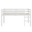 Lit mezzanine en bois avec échelle-1450561991