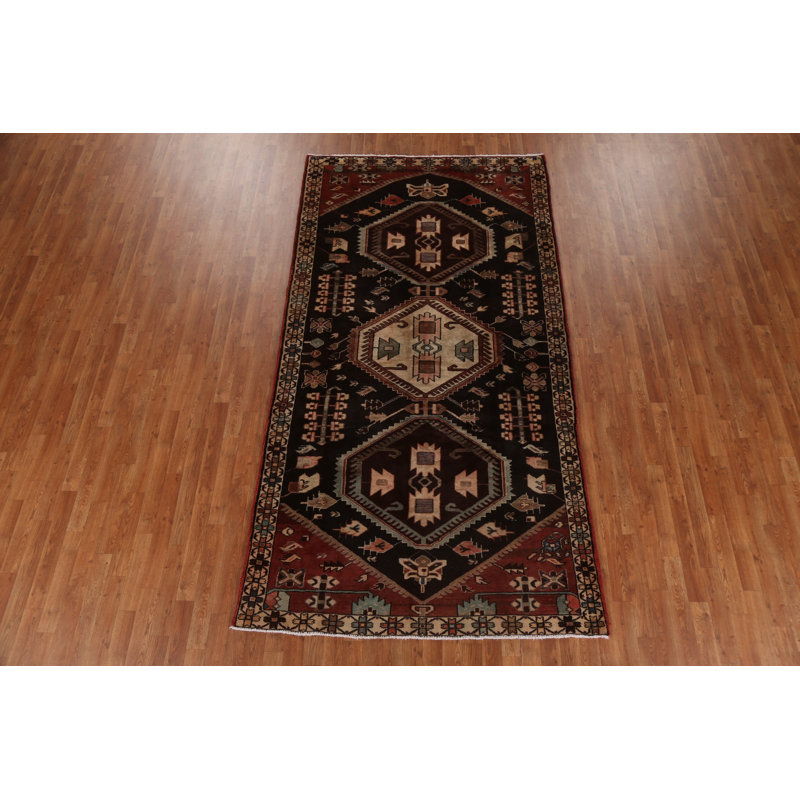Tapis de couloir tribal motif perse Ardebil
