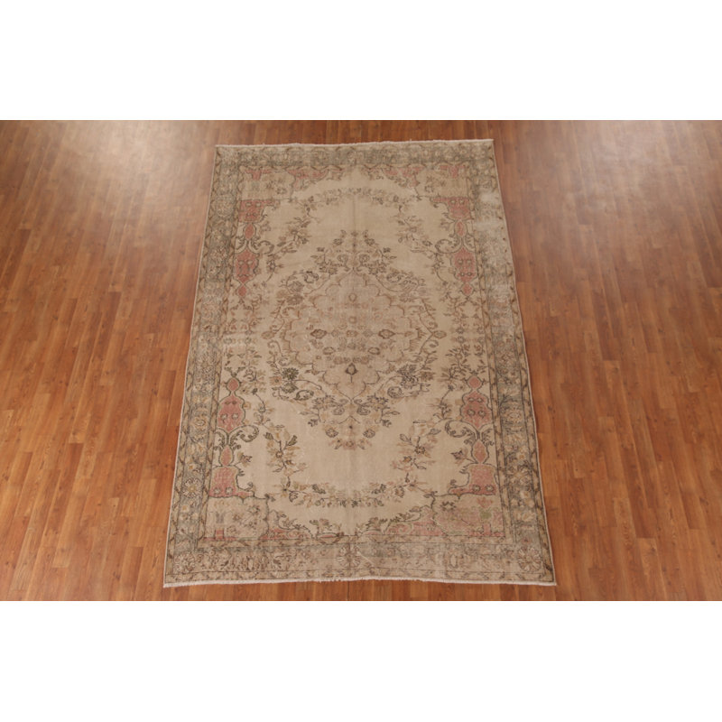 Tapis turc anatolien délavé 6 x 10