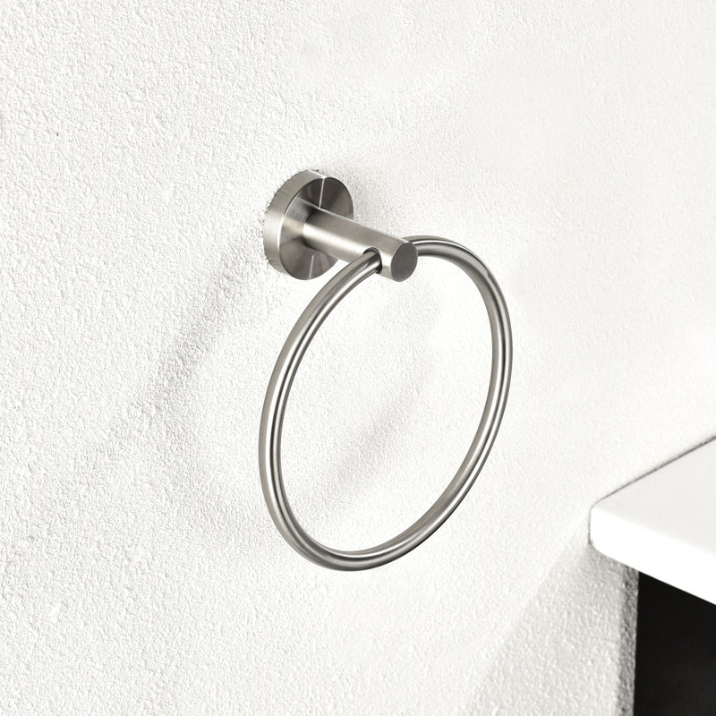 5 Piece Bathroom Towel Rack Set Wall Mount, Chorme