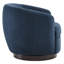 Fauteuil demi-tonneau pivotant rembourré Marcy-101378035