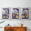 FLORAL Series CCxxxviii - impression personnalisée de qualité supérieure avec mat - 3 pièces-1213028482-1213028480