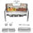 9 qt. Roll Top Chafing Dish Buffet Set