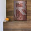 «Red Marble 03» par Typelike, art mural en métal-599845522