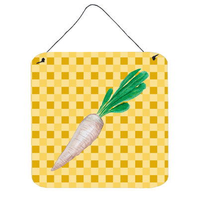 Décoration murale en aluminium radish on basketweave