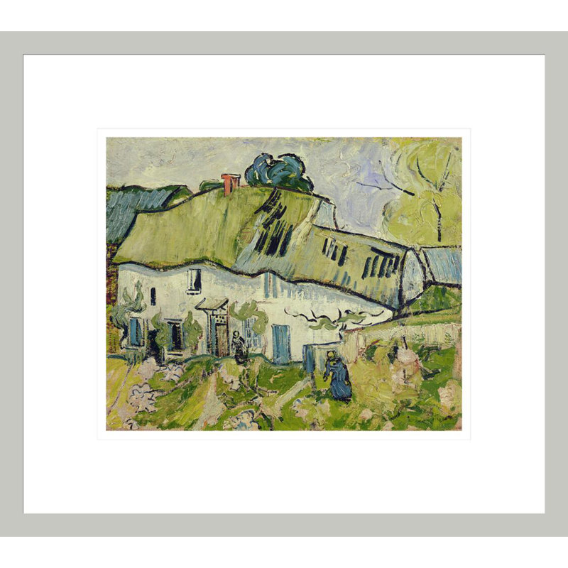 «The Farm in Summer» par Vincent van Gogh, impression giclée encadrée, 13,75 po H x 15,43 po L