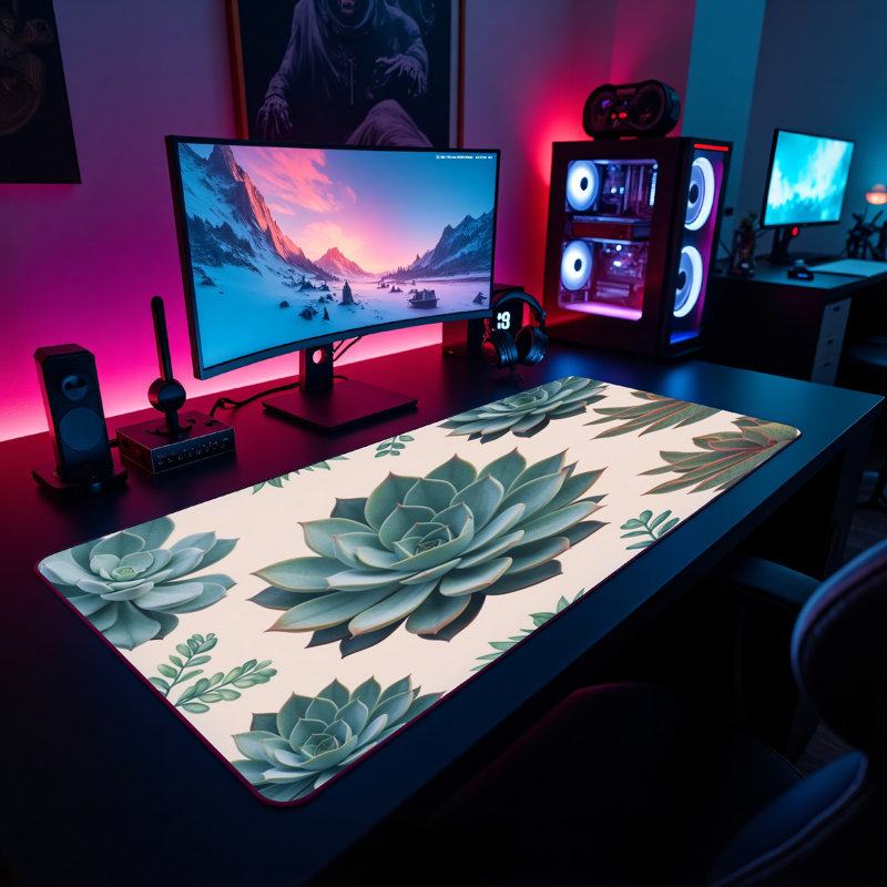 Polyester Desk Pad, 23.6x13.8
