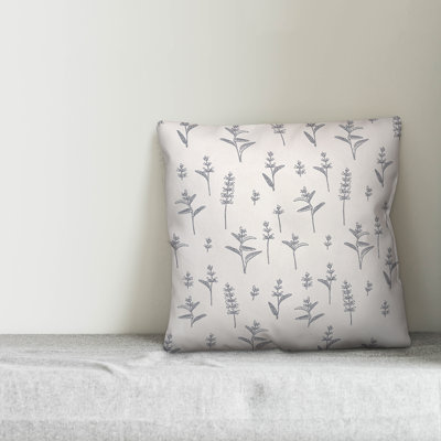  Farmhouse Botanical Print Throw Pillow