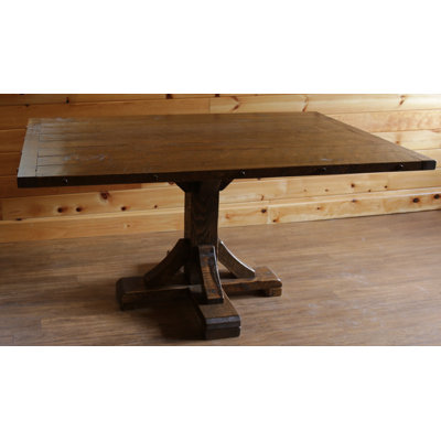 Bechtold Pine Solid Wood Dining Table
