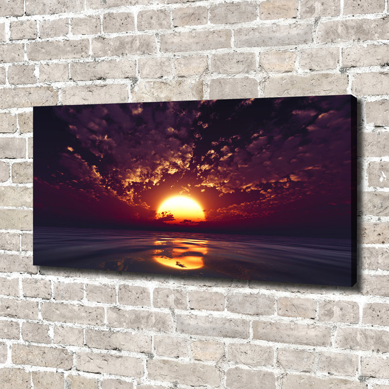Sunset - Wrapped Canvas Print