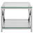 Hayward Glass Top End Table