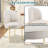 Teddy Fabric Dining Chair with Golden Legs (Set of 2)-944659722
