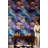 Abstract Marble Wallpaper Blue Gold Wall Mural