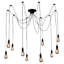 Luminaire suspendu en grappe à 10 lumières