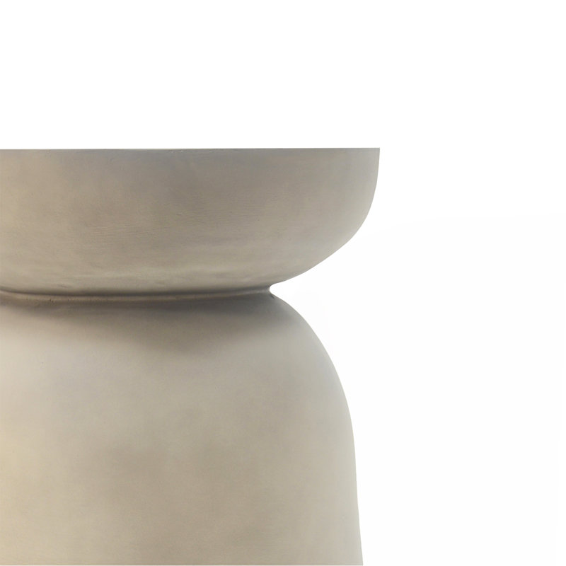 Table d'appoint pour l'extérieur, table d'appoint, table d'appoint de salon, gris clair