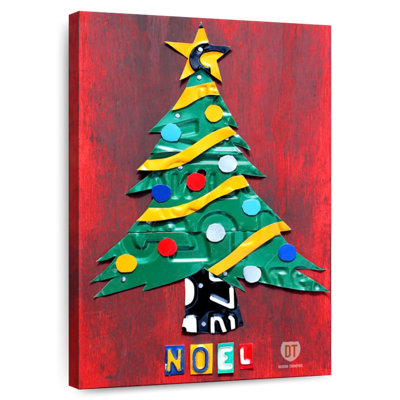 Lelend Noel Christmas Tree Licence Plate