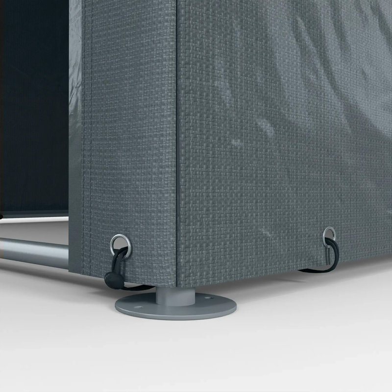 Galvanised Steel Basic Storage System, Black/Grey