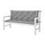 Coussin d'extérieur pour banc Claire, tissu touffeté à boutons vert, 47 po-105906657-105906662-105906663