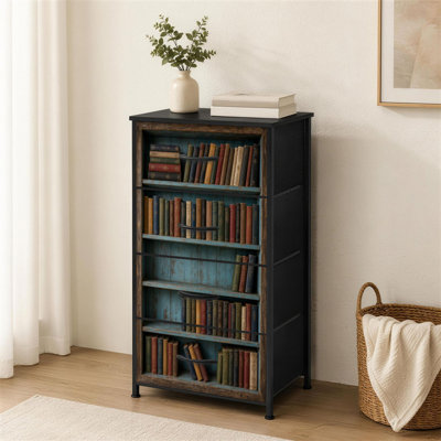Petite commode à 4 tiroirs pour bibliothèque de chambre à coucher