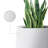 16" W x 22" H Concrete Tall Round Flower Planter Handcrafted Brown Large Plant Pots with Drainage Hole-1522835328-1540417181