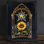 Art mural noir encadré noir Tarot The Star - Mystical Boho Spiritual Decor-642688601