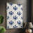 Indigo Bloom Pattern I Framed Print - Solid Wood-546838899