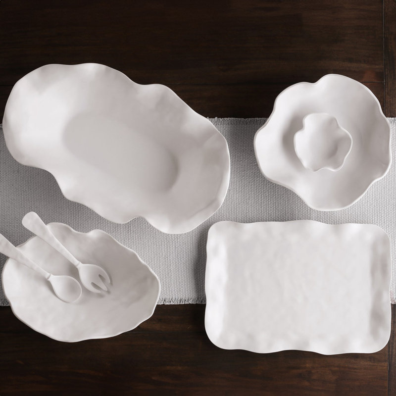 Vida Melamine Chips And Dip Platter
