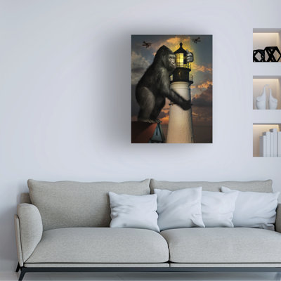 Art mural sur toile tendue - John Hovenstine, art mural «Kong at Portland Maine» pour décor de salon, de chambre à coucher ou de bureau - 35 x 47
