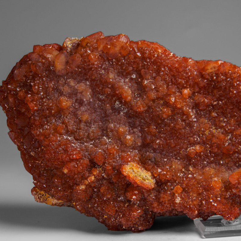 Red Quartz Hematite Crystal Cluster From Morocco (3.5 Lbs)