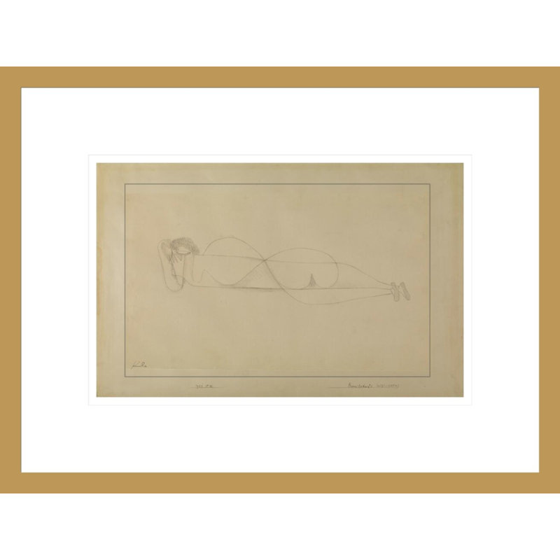«In Readiness (Bereitschaft)» par Paul Klee, impression giclée encadrée, H 12,77 po x l 16,75 po