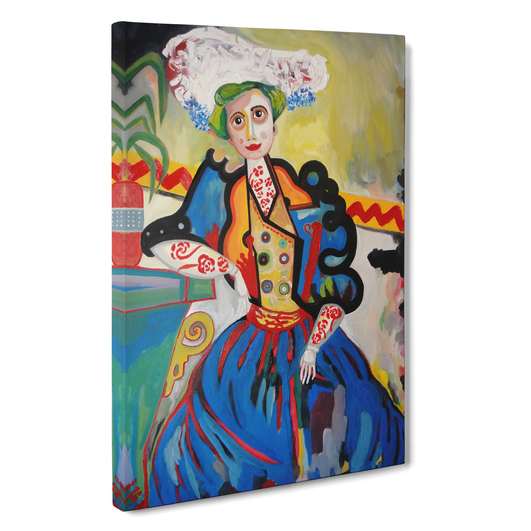 The Woman by Amadeo De Souza-Cardoso - Wrapped Canvas