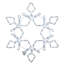 Décoration de Noël flocon de neige à DEL-1520935364